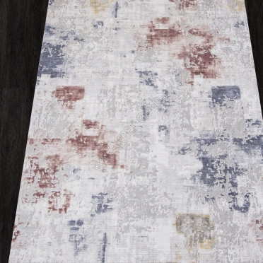 Ковер AB105A - GREY / RED - Прямоугольник - коллекция LOTUS