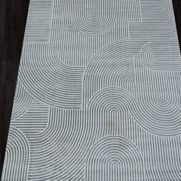 Ковер E508AQ - D.GREY / GREY - Прямоугольник - коллекция SIROCCO