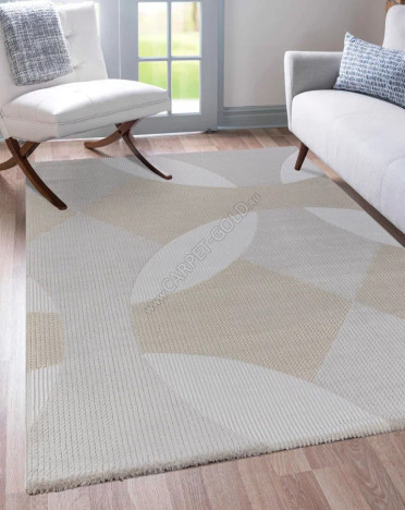 Ковер турецкий 0E828A Dallas (Полипропилен, бежевый, серый)