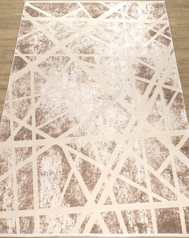 Ковер турецкий MB07A Elexus Olimpos (Бамбуковый шелк, бежевый)