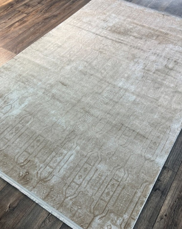 Ковер турецкий 1101 SOHO TUR (Акрил - Полиэстер, бежевый, серый)