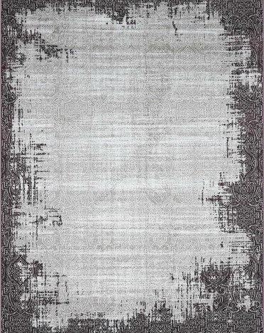 Ковер турецкий 36949A Sanat Viscon (Шелк+Модал, бежевый, фиолетовый)
