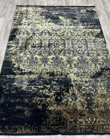 Ковер турецкий 9618A Elite Carpet DALIA (Акрил, желтый, черный)