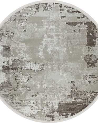 Ковер круглый турецкий 39883A Nadejda (Полипропилен, бежевый)