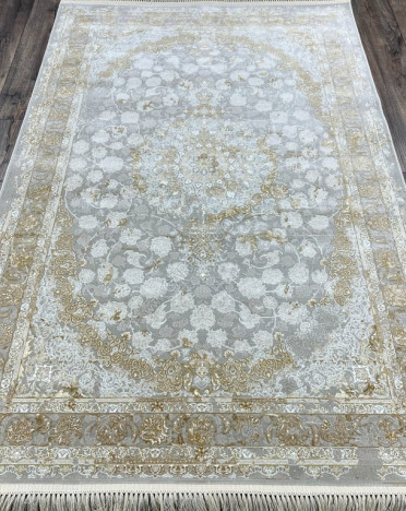 Иранский ковер Iran FARSI 1200 1200 G215 (Акрил - Полиэстер, бежевый, серый)