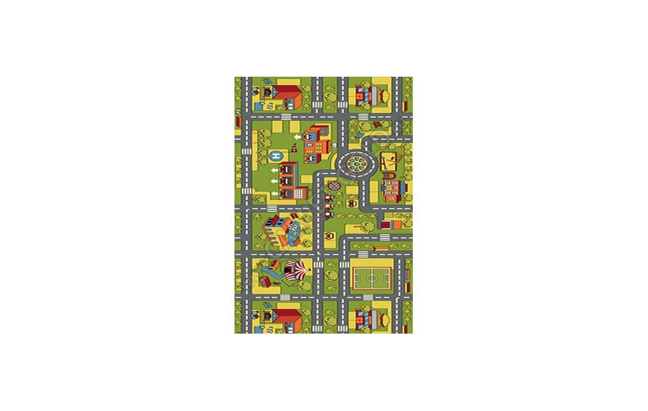 Детская дорожка ДИЗАЙН 20711 ЦВЕТ 22011 Фенси город с дорогами для машинок