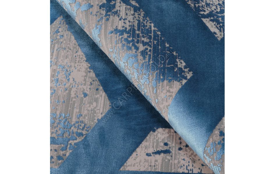 Ковер ДИЗАЙН M570O ЦВЕТ C_DGREY / DBLUE