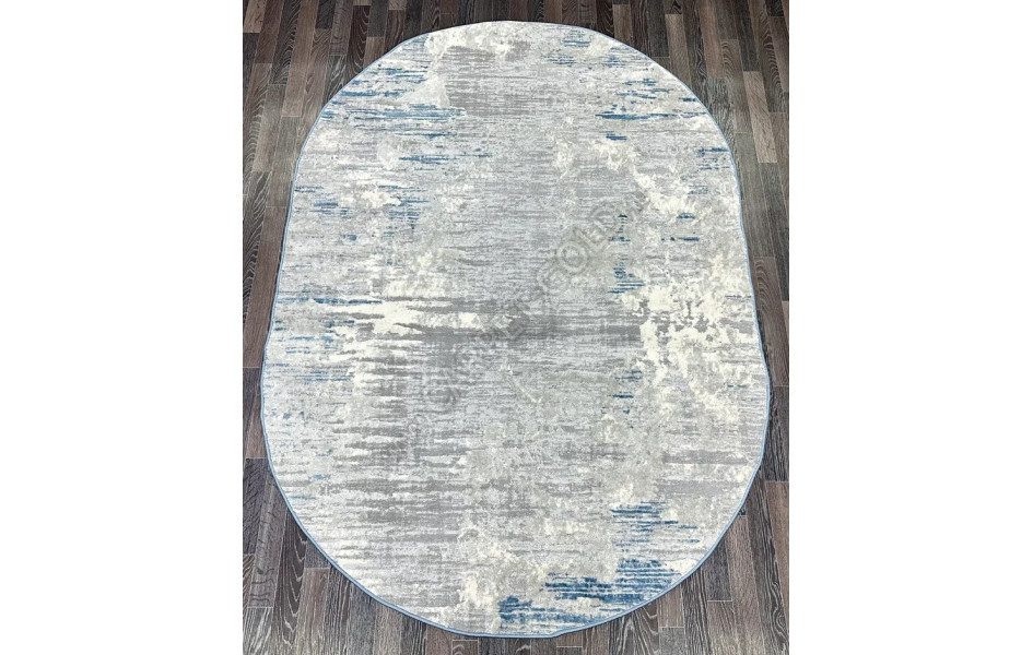 Ковер турецкий D069A_D.GREY коллекции Bojnord овальный