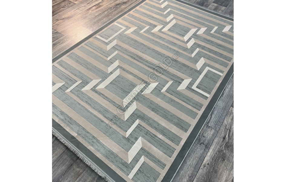 Иранский ковер Paris 4148 GREY из бамбукового шелка