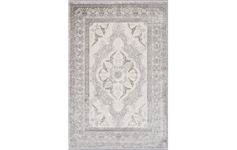 Ковер 07540A - GREY FDY / CREAM HB - Прямоугольник - коллекция ASADU