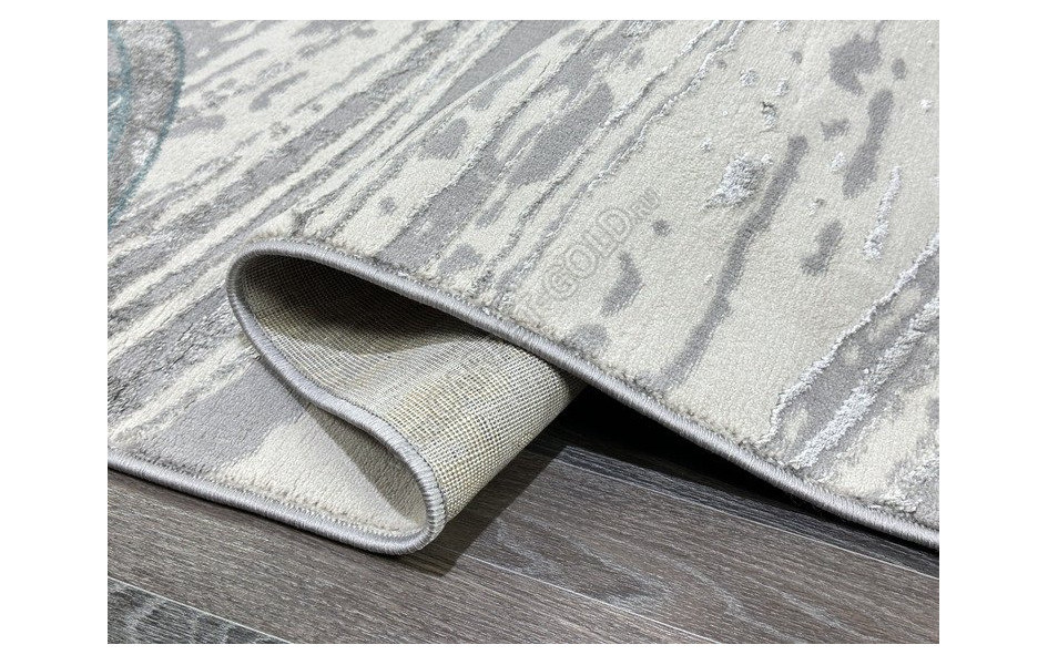 0921A_L.GREY / TURQUAZ овал FAME