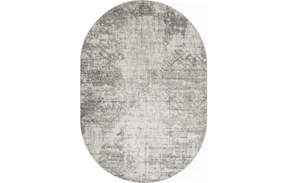 Ковер F161 - BEIGE - Овал - коллекция TORNADO