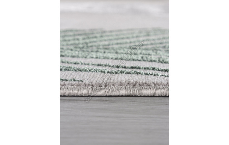 Ковер F167 - GRAY-D.GREEN - Овал - коллекция LIMAN